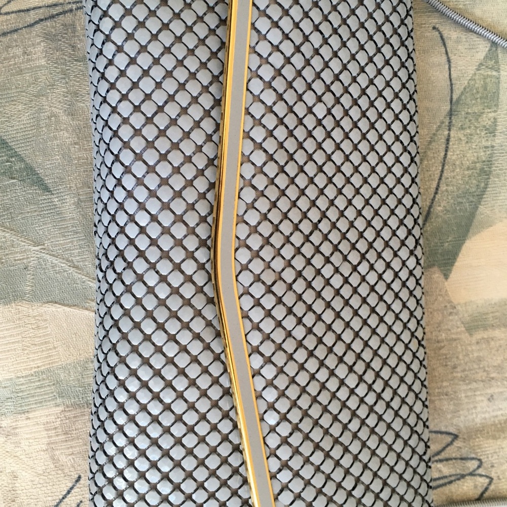 Vintage sky blue evening bag